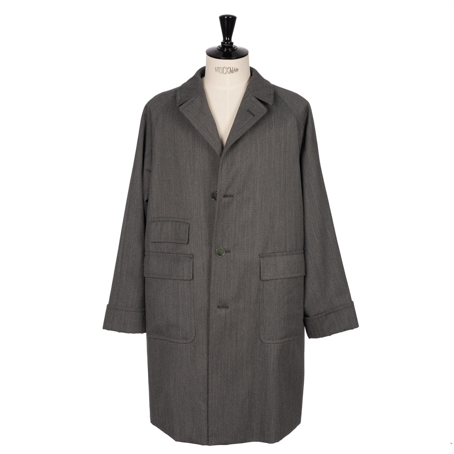Coat "CORB II" made from Japanese Whiptwill Wool